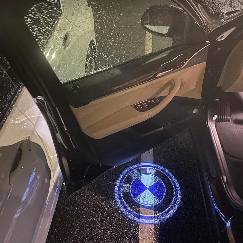 2 BMW welcome car door projector puddle lights - Picture 4 of 7